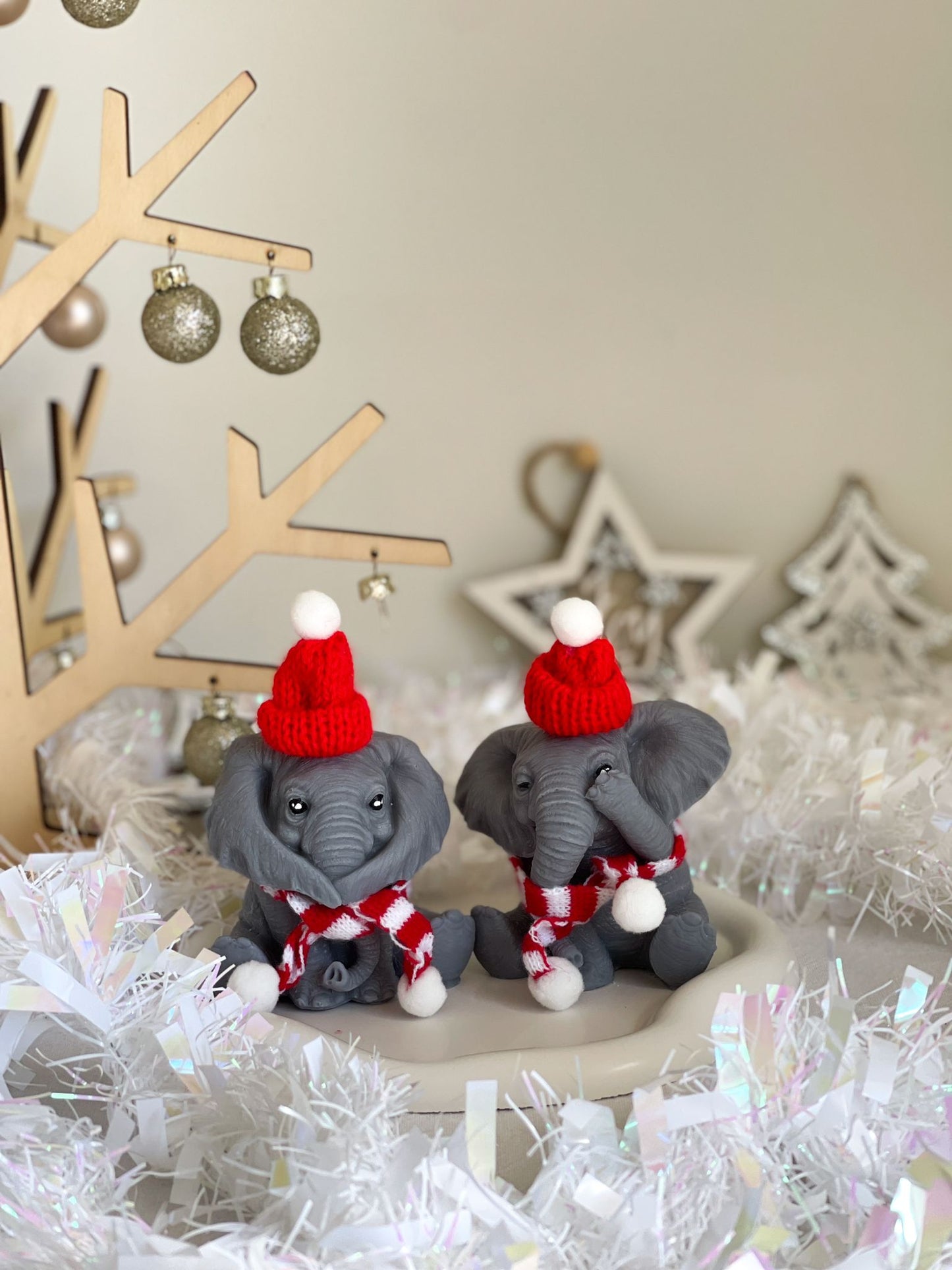 Elephant Candle Twin Pack - XMAS PRE-ORDER -