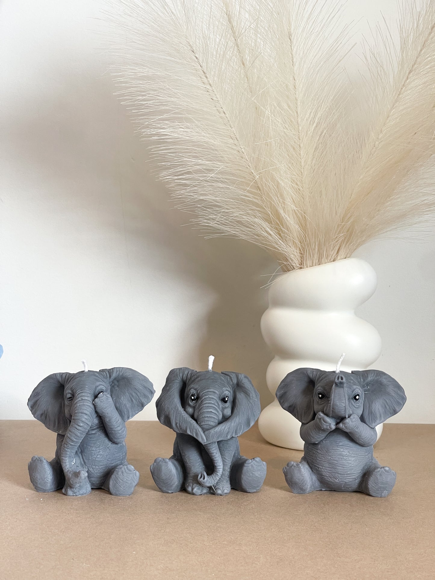 Elephant Candle Trio Pack