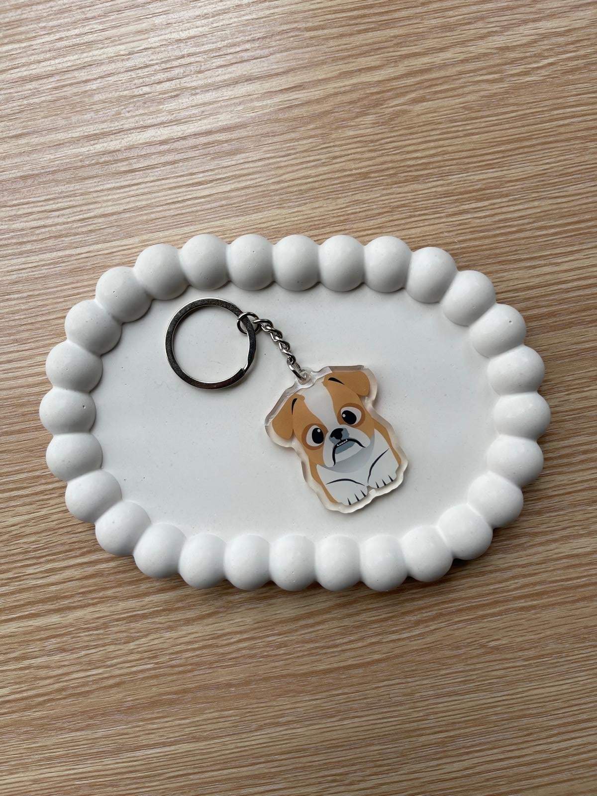 Bulldog Keychain