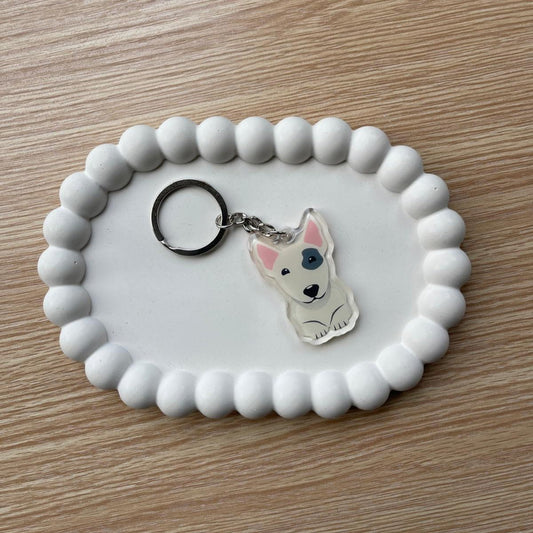 Bull Terrier Keychain