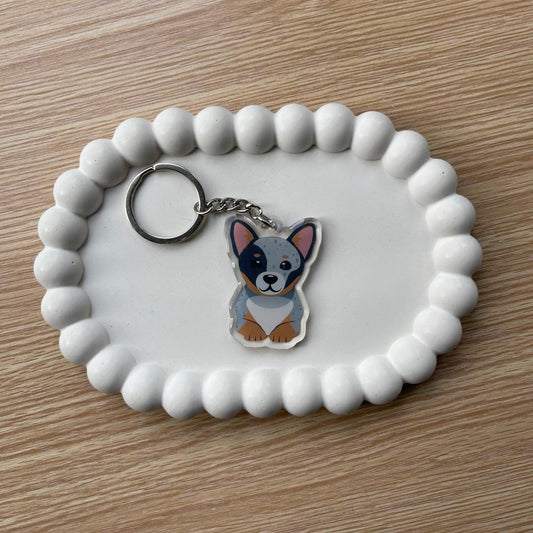 Australian Cattle Dog Keychain