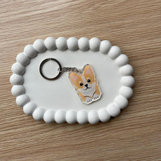 Corgi Keychain