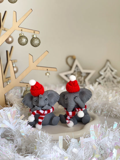 Elephant Candle Twin Pack - XMAS PRE-ORDER -