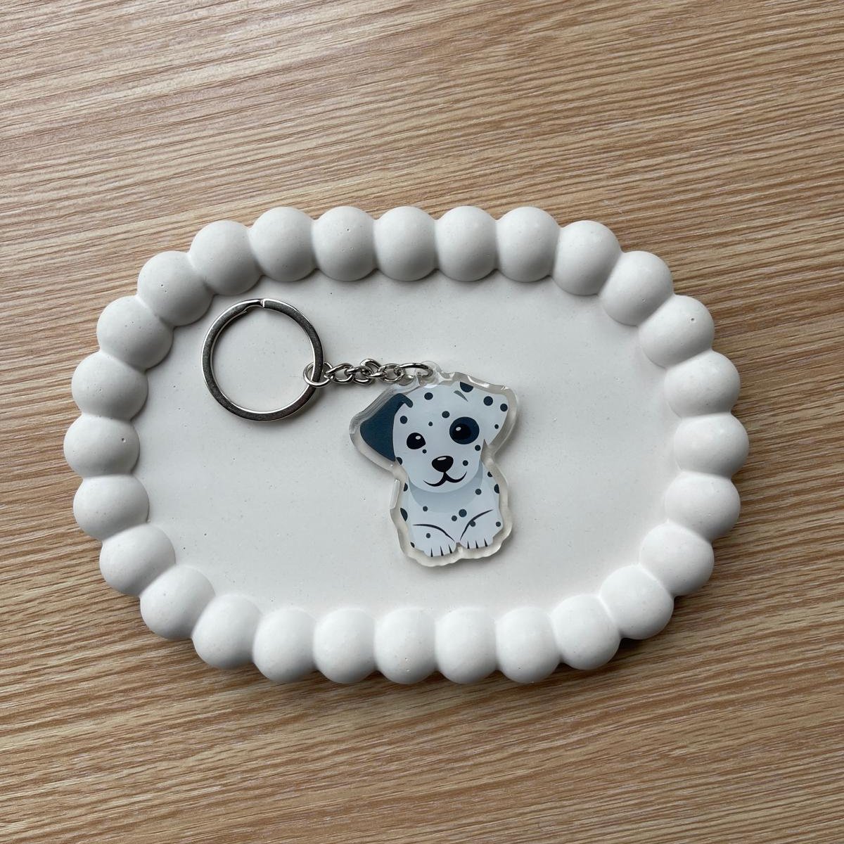 Dalmation Keychain