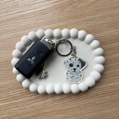 Dalmation Keychain