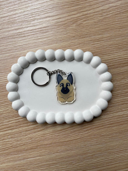 German Shepherd Keychain