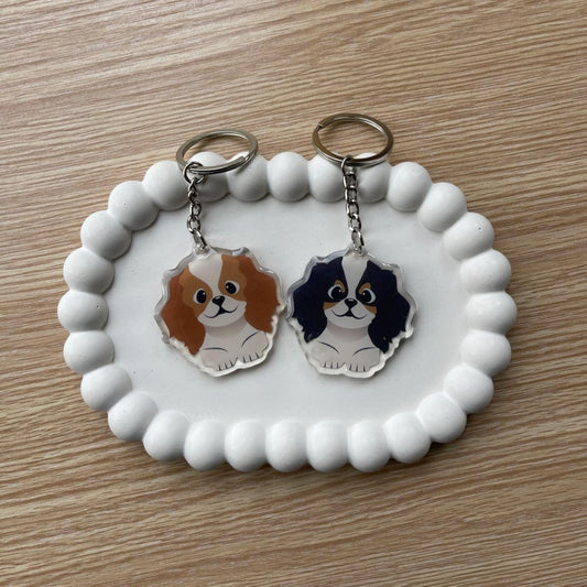 King Charles Spaniel Keychain