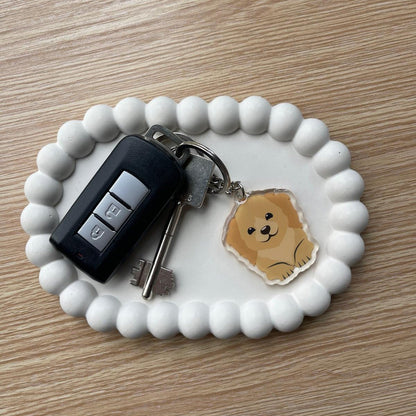 Golden Retriever Keychain