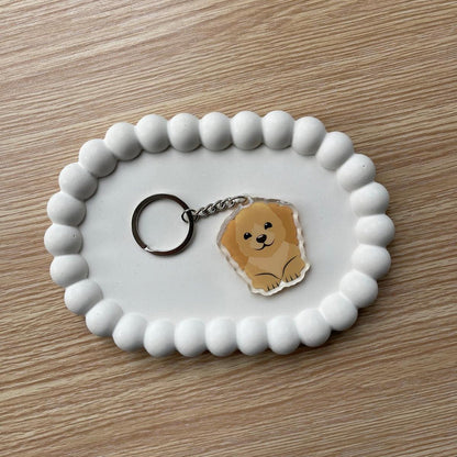 Golden Retriever Keychain