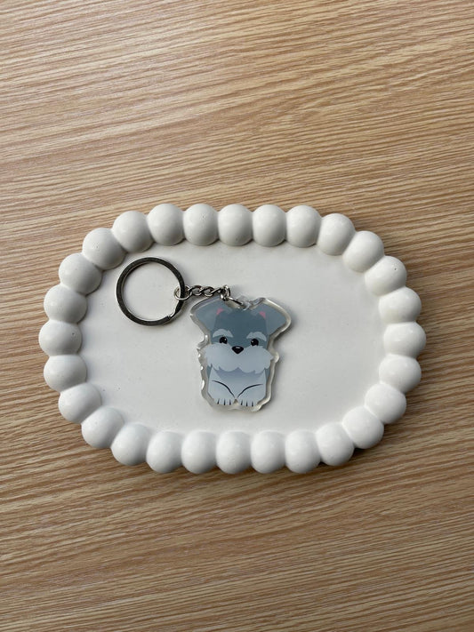 Schnauzer Keychain