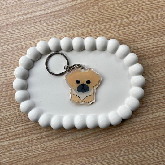 Tibetan Spaniel Keychain